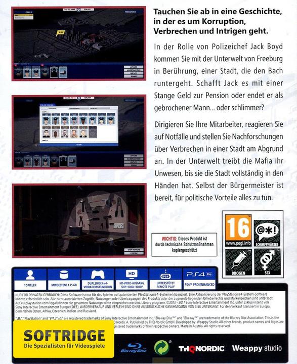 Immagine prodotto THQ Questa è la polizia (PS4, EN)