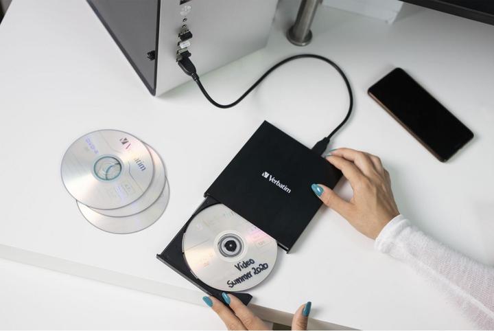 Produktbild Verbatim Externer Slimline CD-DVD-Brenner (DVD Brenner)