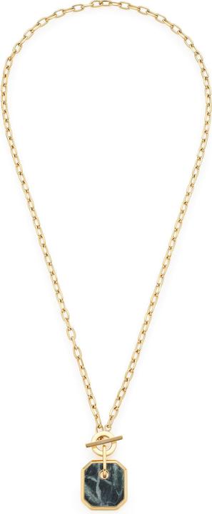 Produktbild Leonardo Kette (Edelstahl Ionenplattiert gold, Marmor, 60 cm)