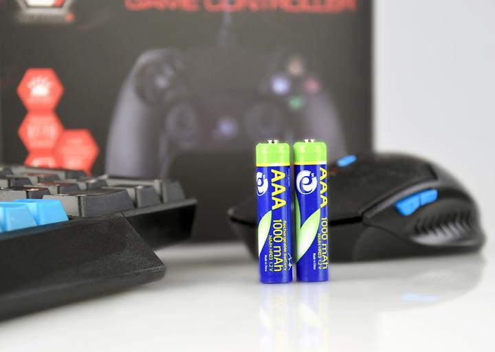 Actual product image Energenie EG-BA-AAA10-01 Household Rechargeable Battery Nickel Metal Hydride (NiMH) (2 pcs., AAA, 1000 mAh)