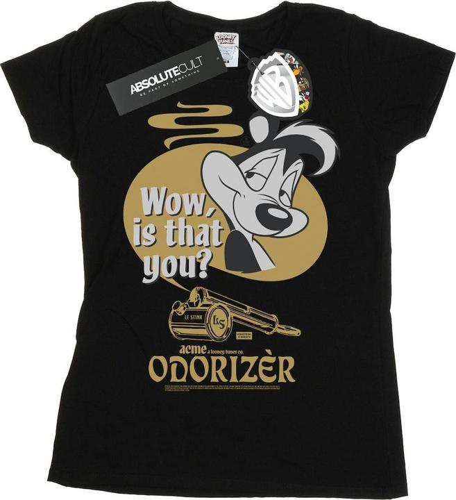Actual product image Looney Tunes Womens/Ladies Pepe Le Pew Odorizer Cotton T-Shirt (S)