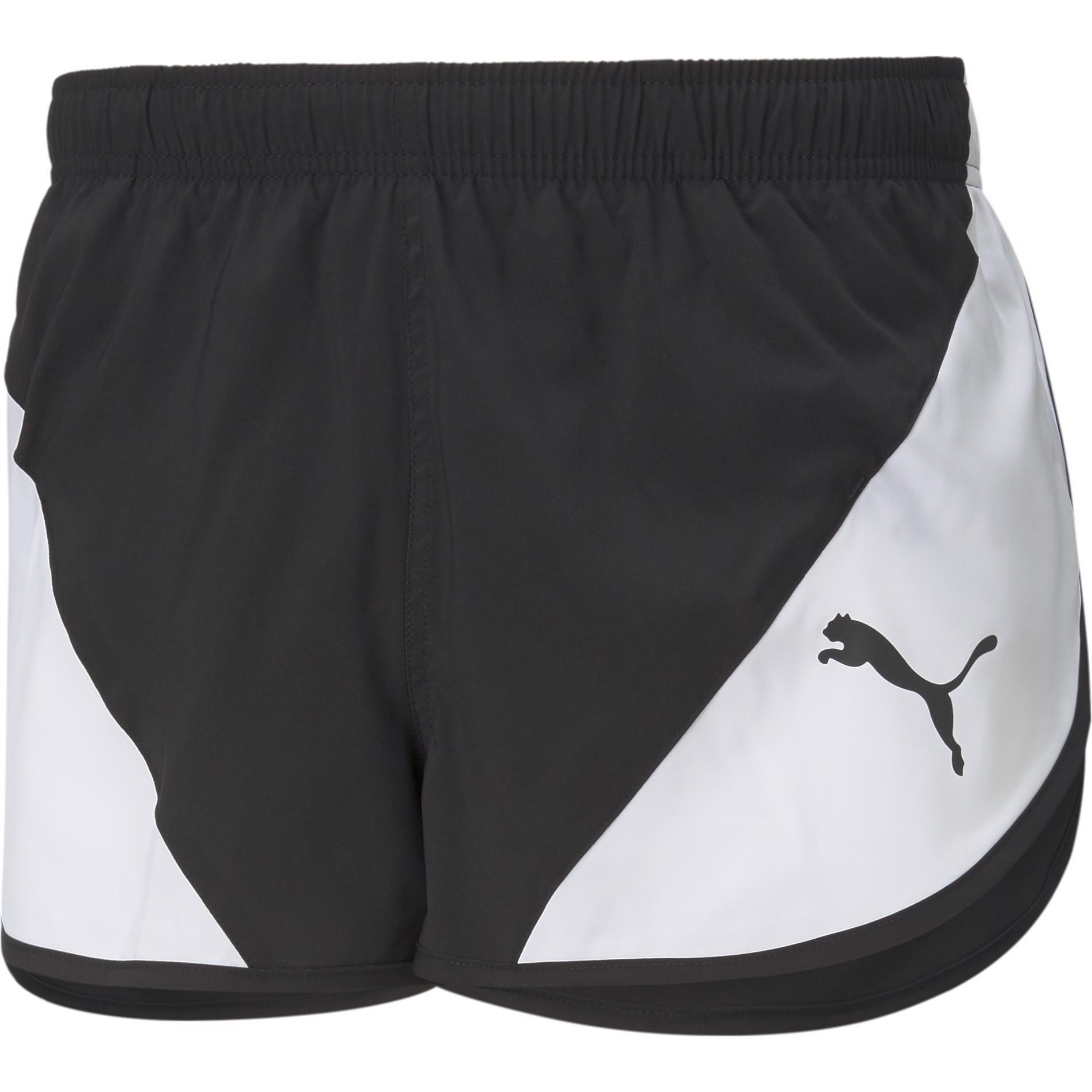 Puma, Herren, Sporthose, Cross the Line Split Short-520350 (XXL), Schwarz, XXL