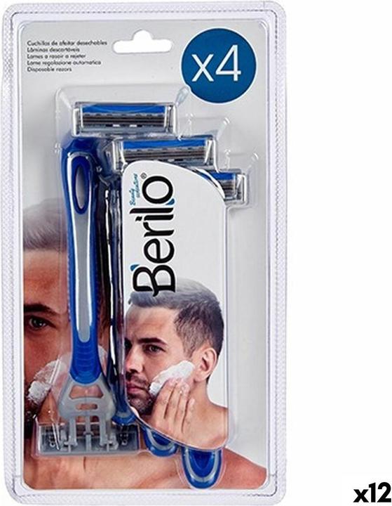 Immagine prodotto Berilo Lamette monouso blu (12 pezzi)