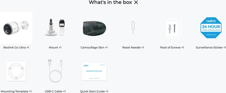 Image du produit Reolink Go Series G340 (3840 x 2160 pixels)