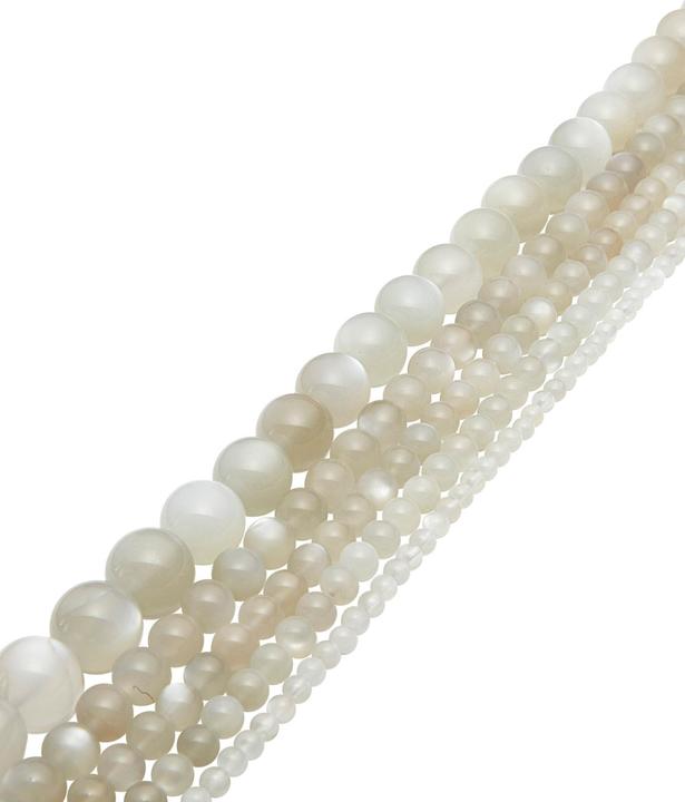 Image du produit Leyda Fil de pierre de lune sable poli