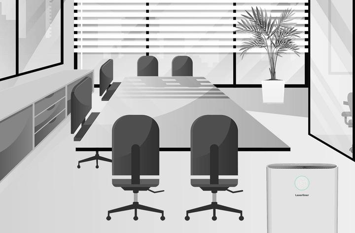 Produktbild Laserliner AirBreeze 360UV Luftreiniger 80m² Weiss (80 m²)