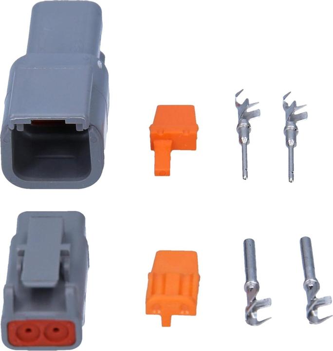 Actual product image Kalitec GERMAN DTM Set 2-pin waterproof automotive industrial plug KALI-1402 0.3-1.3mm² I Original from