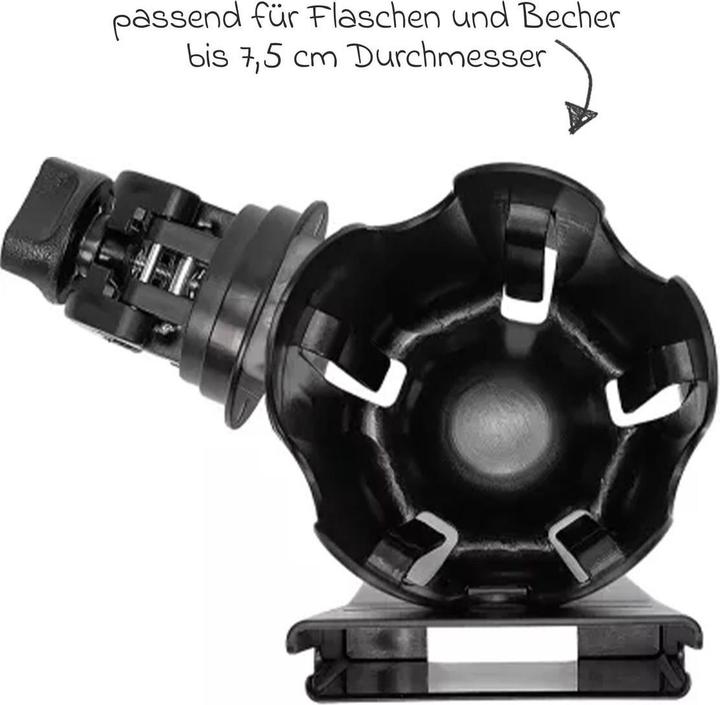 Produktbild Osann Getränke- und Smartphone-Halter Schwarz