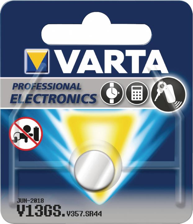 Produktbild Varta V13gs (1 Stk., SR44, 155 mAh)