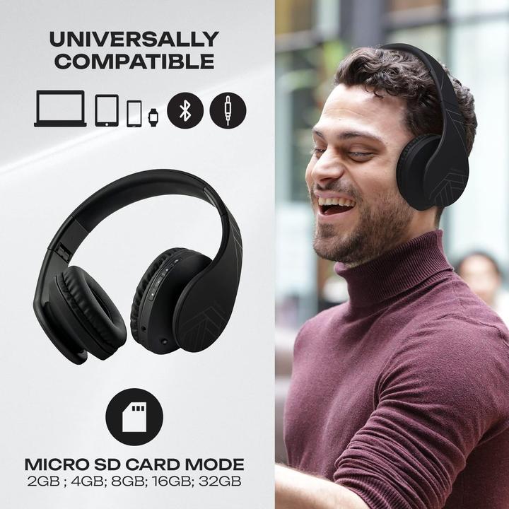 Actual product image PowerLocus Wireless Headphones P2 (black) (20 h, Wireless)