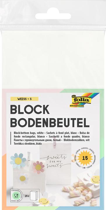 Image du produit Folia Sac à fond plat (Pochette cadeau, 15 x)