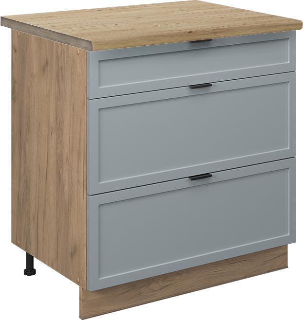 Blau, Goldkraft Eiche, hellblau-grau