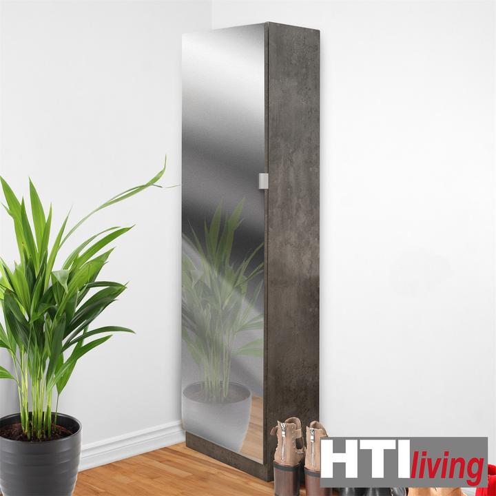 Produktbild HTI-Line Spiegelschuhschrank Thekla XL (50 x 30 x 180 cm)