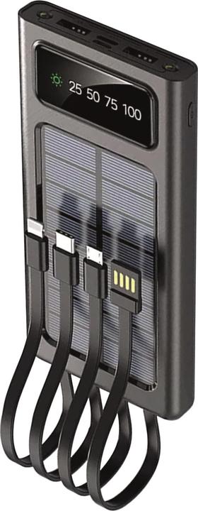Actual product image 2GO Powerbank Solar 10000mAh (10000 mAh, 37 Wh)