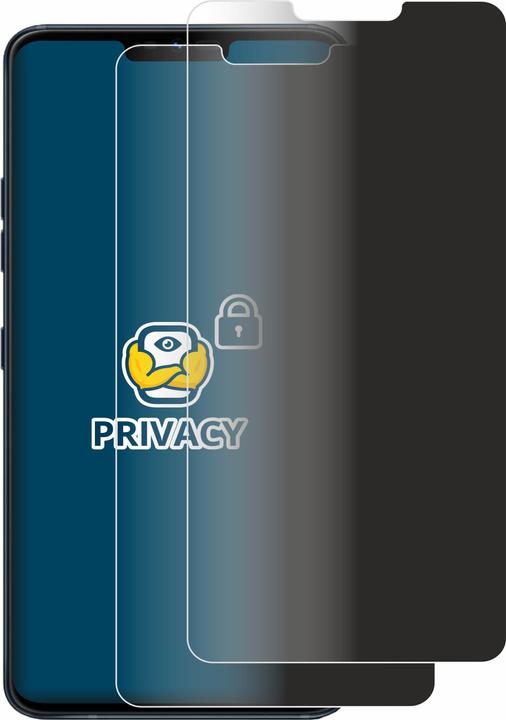 Actual product image BROTECT Anti-spy privacy film Blue light protection film (2 Piece, LG G7 One)