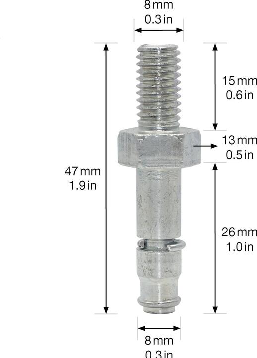 Actual product image Wagner System Goupille filetée 47 mm 2 pcs.
