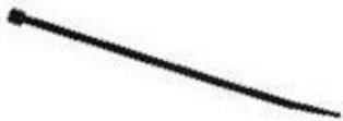 Actual product image VR-Technics Cable tie 580 x 12.6mm, black (Plastic cable ties, 580 mm, 100 pcs.)