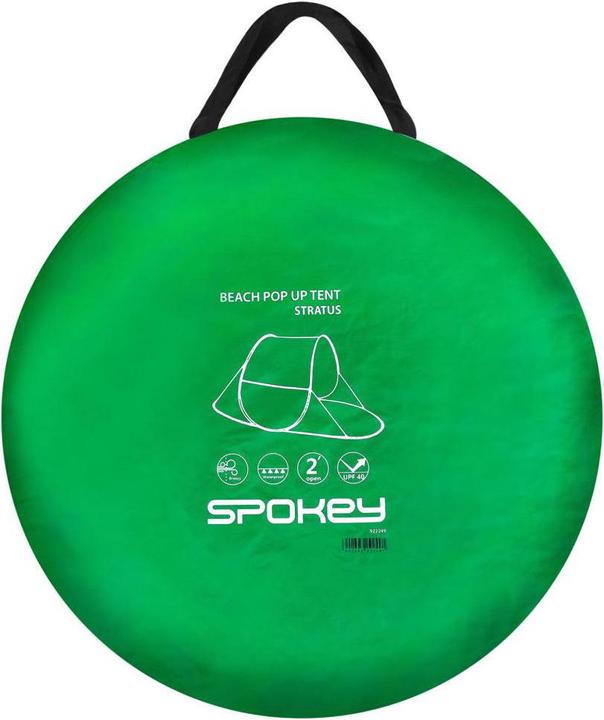 Produktbild Spokey Stratus (Strandzelt + Strandmuschel, 0.90 kg, 1 Person)