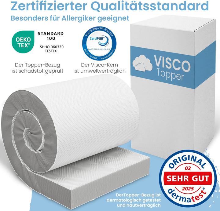 Produktbild Bestschlaf Visko-Mineralschaum Matratzenauage (80 x 190 cm)