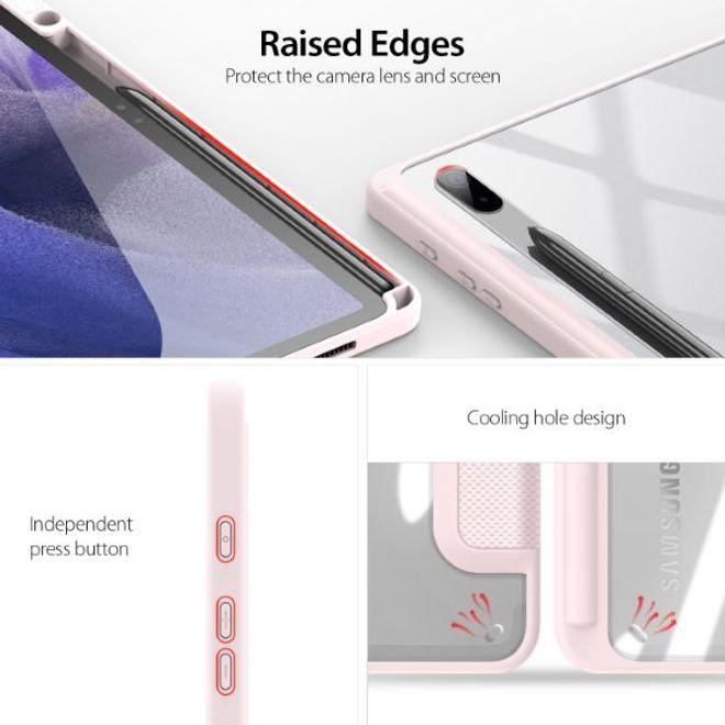 Productafbeelding Dux Ducis Toby Serie Leren Boekomslag Hoesje (Galaxy Tab S8+, Galaxy Tab S7+, Galaxy Tab S7 FE)