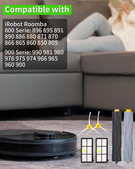 Produktbild Jissta 16-teiliges Ersatzteilset für iRobot Roomba Staubsauger