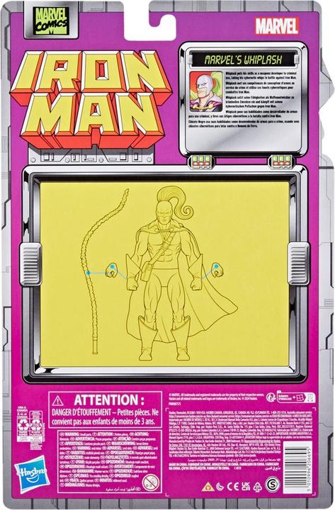 Produktbild Hasbro Iron Man Marvel Legends Actionfigur Marvel's Whiplash 15 cm