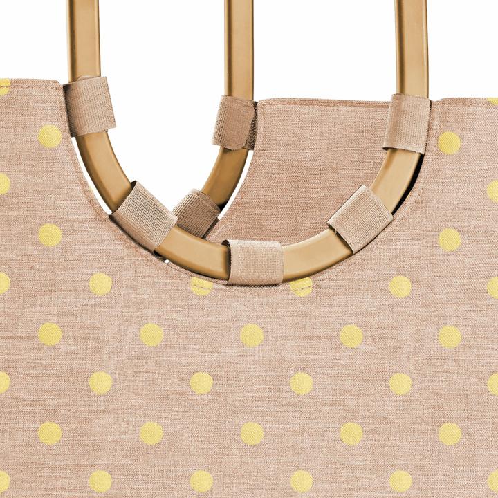 Produktbild reisenthel loopshopper L frame metallic dots coffee