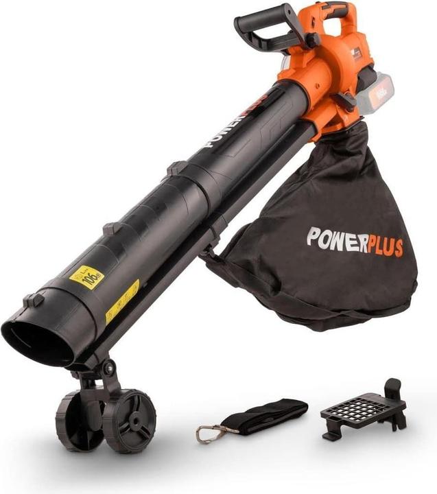 Produktbild Powerplus Dual Power Laubsauger/-bläser bürstenlos 40V - exkl. Akku und Ladegerät (Akkubetrieb, Laubbläser)