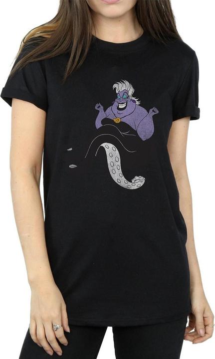 Actual product image The Little Mermaid Womens/Ladies Ursula Cotton Boyfriend T-Shirt (XXL)