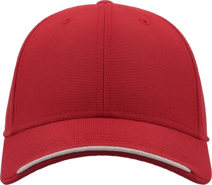 Actual product image Atlantis Estoril 6 Panel Jacquard Recycled Baseball Cap (One size)