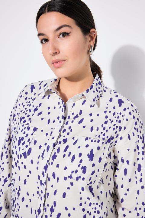 Immagine prodotto Studio Untold Hemdbluse, Boxy Shape, Sprenkel-Print (58)