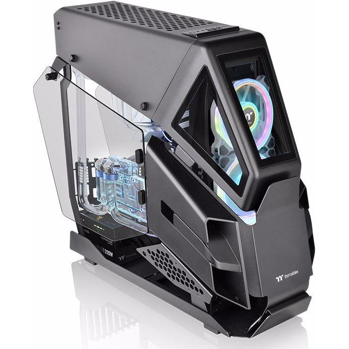 Thermaltake AH T600 (ATX, mATX, Mini-ITX, E-ATX), PC Gehäuse, Schwarz