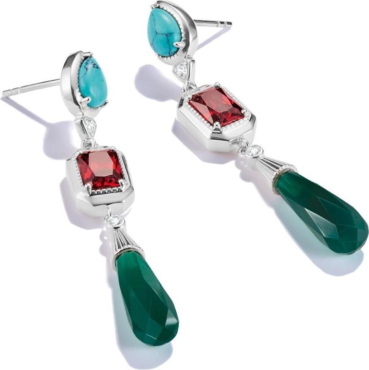 Produktbild Thomas Sabo Ohrringe bunte Steine Elyndra Silber (Silber 925)