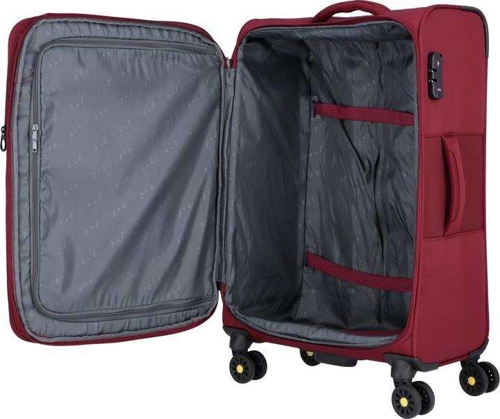 Produktbild D&N Travel Line 9704 4 Rollen Trolley M 68 cm mit Dehnfalte (75 l, M (50 - 90l))
