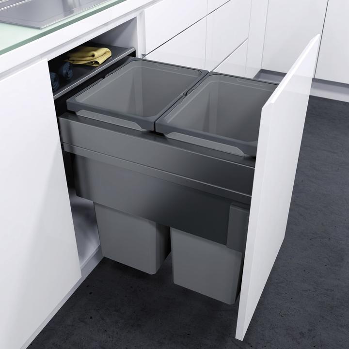 Image du produit Vauth-Sagel VS ENVI Space XX Pro Système de tri des déchets KB 450 mm gris lave (70 l)
