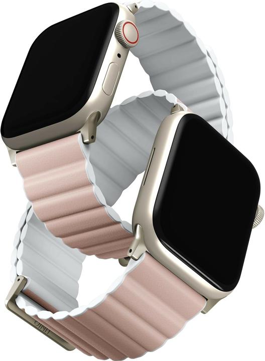 Produktbild Uniq pasek Revix Premium Apple Watch Series 1/2/3/4/5/6/7/8/SE/SE2 38/40/41mm Edition Reversible Mag (38 mm, 41 mm, 40 mm, ecological leather, Plastic, Silicon)