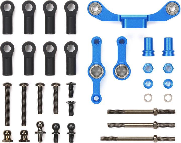 Tamiya TT-02 Type-S Alu Steering Set (Long Tie-Rod)
