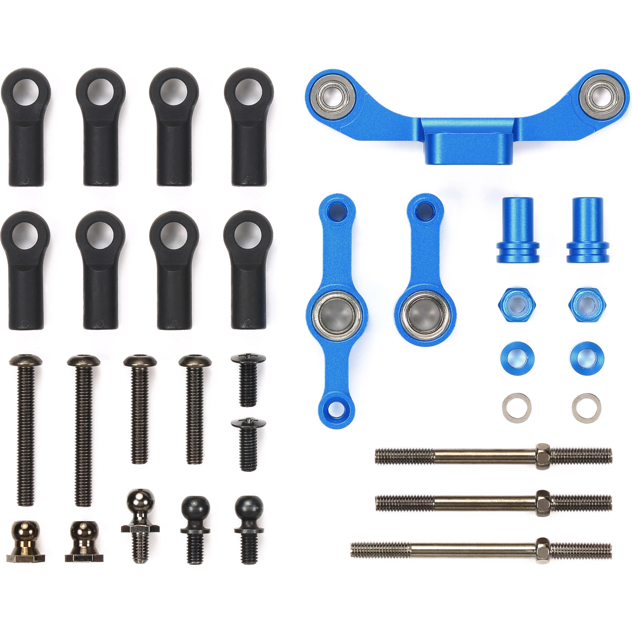 Tamiya TT-02 Type-S Alu Steering Set (Long Tie-Rod)