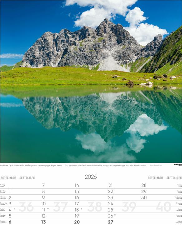 Produktbild Alpen Kalender 2026