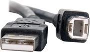Produktbild C2G USB 2.0 A/B Cable Black 1m USB Kabel USB A USB B Schwarz (1 m, USB 2.0)