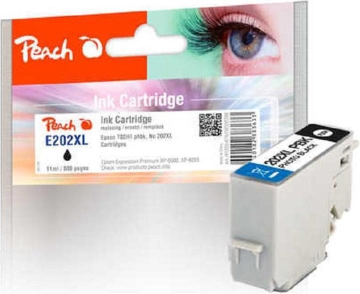 Produktbild Peach Tinte Epson No 202XL (T02H1) Photo Black (BK)