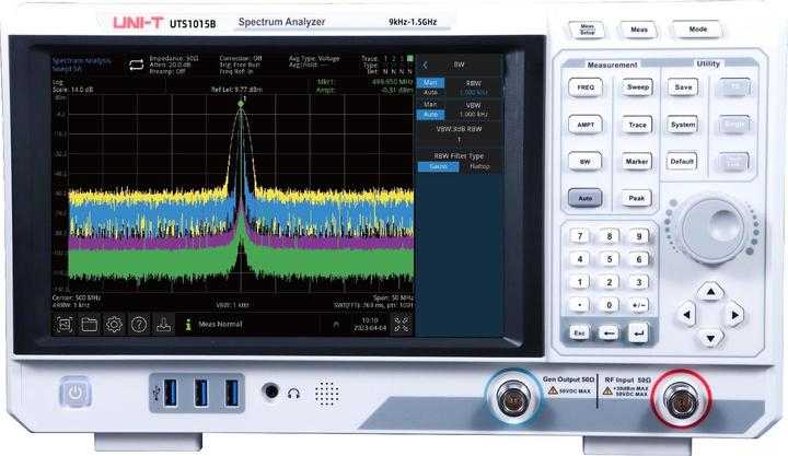 Image du produit Uni-T Analyseur de spectre UTS1015B, 9 kHz..1,5 GHz