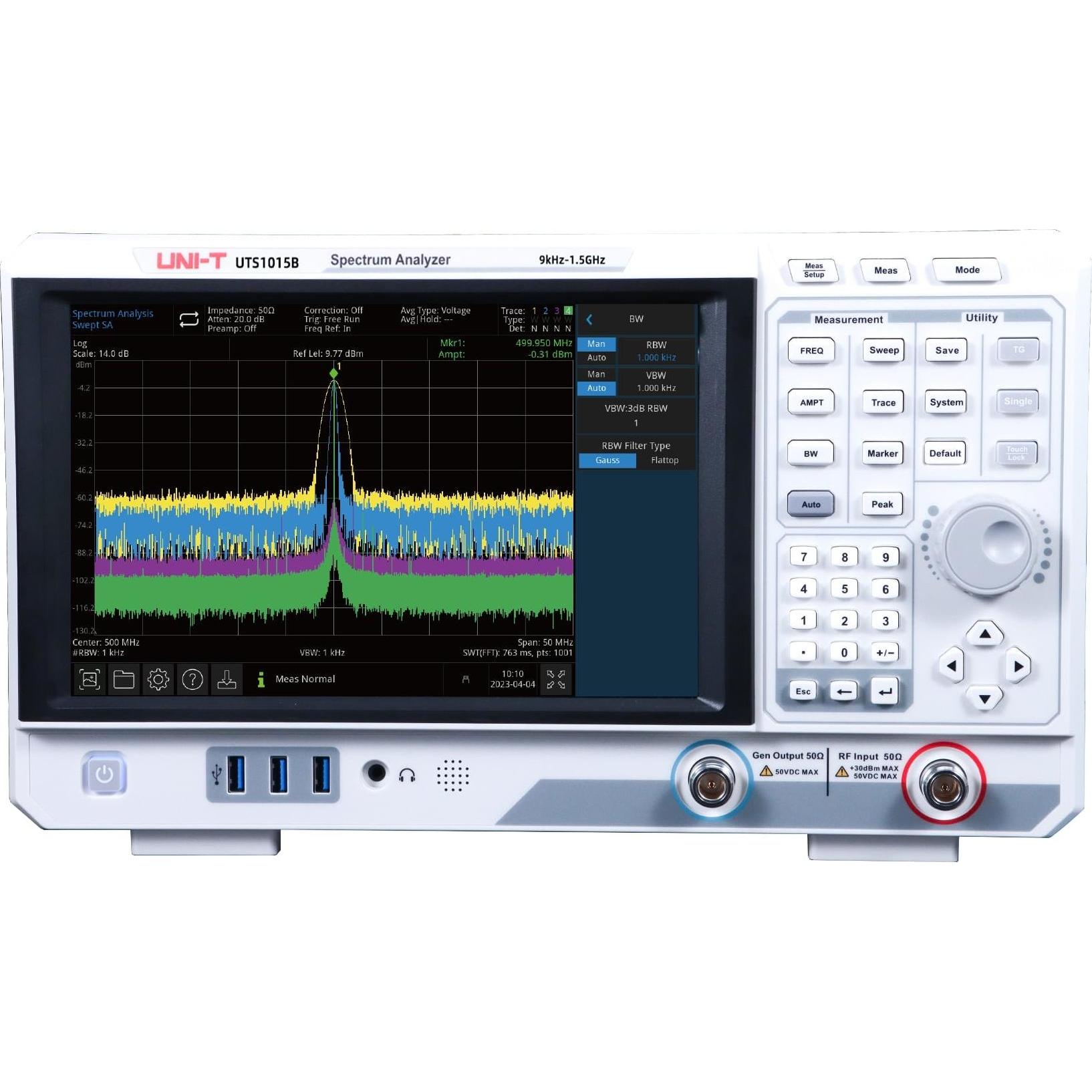 Thumbnail - Uni-T, Energiemessgerät, Spektrumanalysator UTS1015B, 9 kHz..1,5 GHz