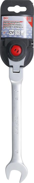 Actual product image BGS Ratchet Combination Wrench adjustable 19 mm (19 mm)