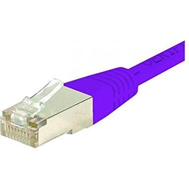 Thumbnail - Exertis Connect Patchkabel S/FTP, PiMF, CAT.6, violett, 3.0 m Patchkabel mit besonders schmalem Knickschutz (S/FTP, CAT6...