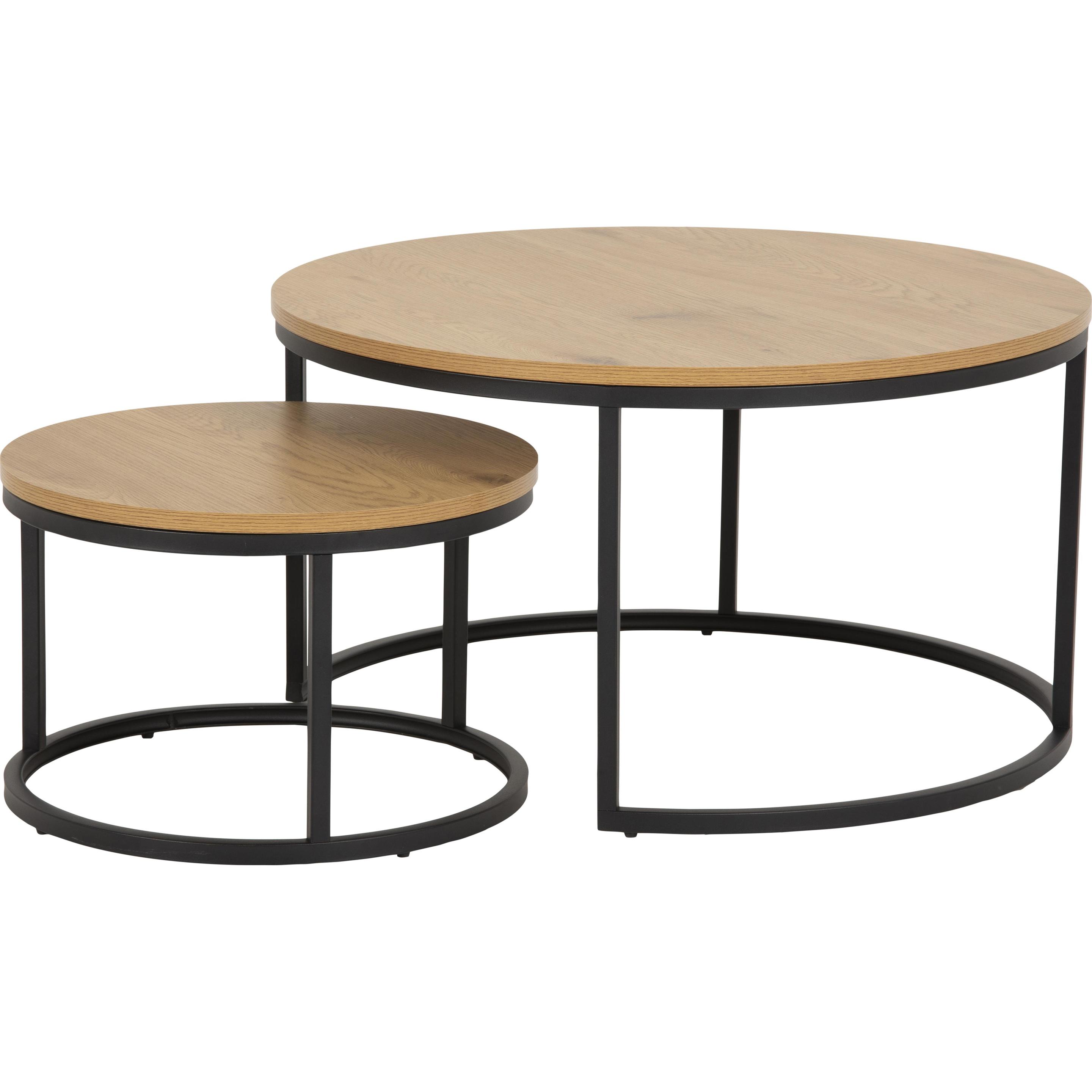 AC Design, Couchtisch + Beistelltisch, Spiro (80 x 80 x 44.5 cm)