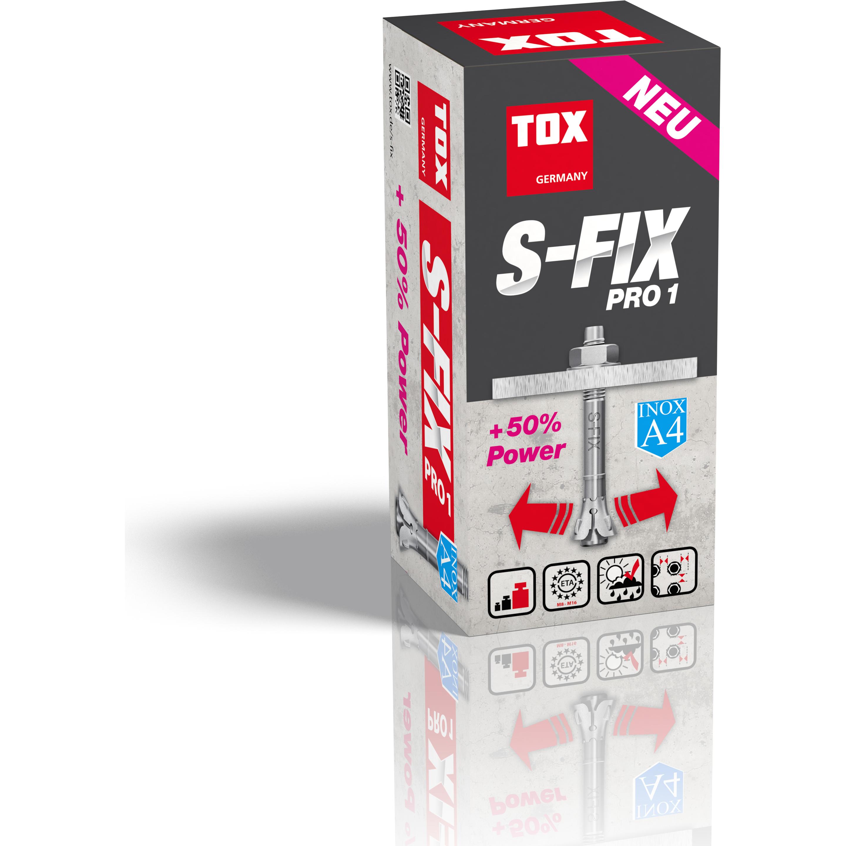 Tox, Dübel, S-FixS-Fix Pro 1 A4 (50 Stk.)