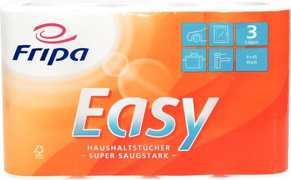 Fripa Easy kitchen roll, 3-ply, bright white (4 x)