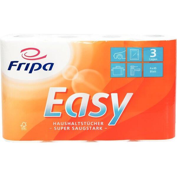 Fripa Kchenrolle Easy, 3-lagig, hochweiá (4 x) (3074003)