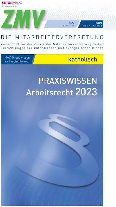 ZMV Praxiswissen Arbeitsrecht 2023 katholisch (Deutsch, André Fitzthum, 2023)